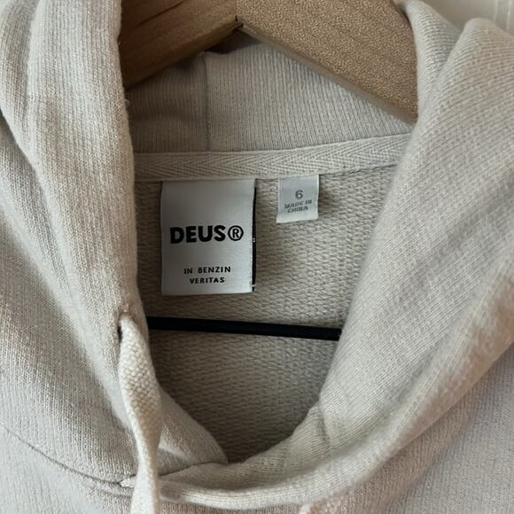 Deus ex Machina Mable Hoodie White size 6/XS - Picture 5 of 7
